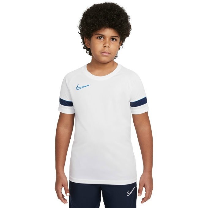 【ジュニア】ナイキ NIKE Dri-FIT アカデミー ショートスリーブ トップ CW6103-102 プラシャツ 半袖 練習着 白 子供用