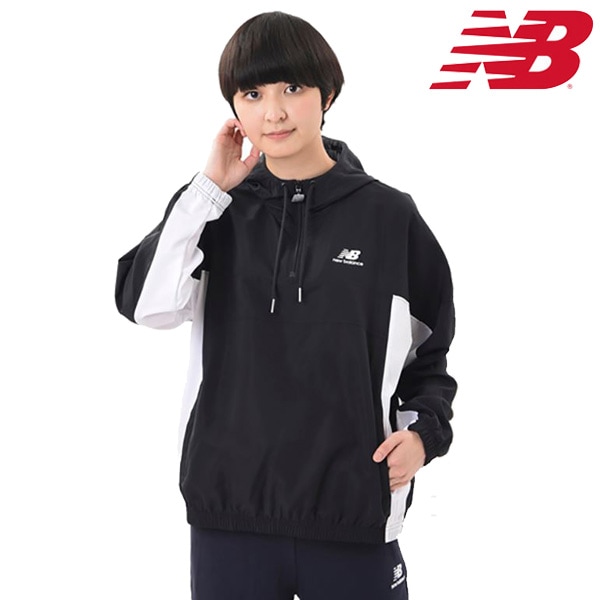 ニューバランス NewBalance レディース ジャケット Essentialsウィンド アノラック ウィンドブレーカー 女性用 スポーツウェア 防風 リラックスフィット WJ11527