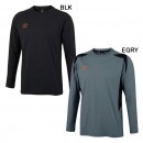 アンブロ umbro フィールテック 長袖 プラクティスシャツ UUUUJB52 スポーツ 練習着 プラシャツ メンズ|サッカーウェア・フットサルウェア|サッカー