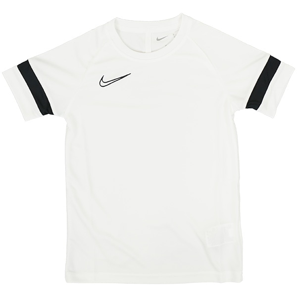 【ジュニア】ナイキ NIKE Dri-FIT アカデミー ショートスリーブ CW6103-100 プラシャツ 半袖 練習着 吸汗速乾 白 子供用