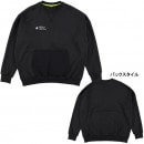 スパッツィオ Spazio ダンボールスウェットプルパーカー TP-0603 カジュアル トレーナー プルオーバー オーバーサイズ ブラック メンズ|サッカーウェア・フットサルウェア|サッカー