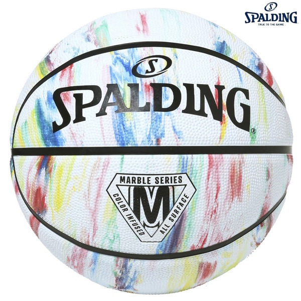 スポルディング SPALDING バスケットボール 5号球 マーブル レインボー 小学生 ミニバス ミニバスケット 84415Z