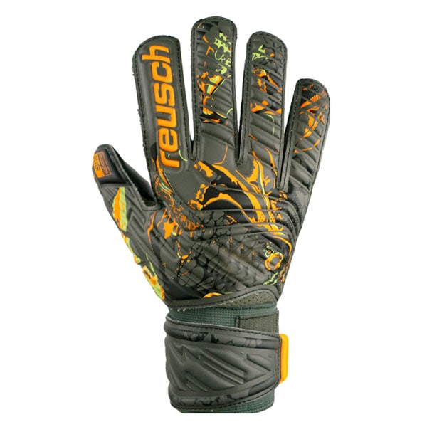 【ジュニア】 ロイシュ reusch アトラクト シルバー JR 5362015-5555 サッカー キーパーグローブ GKグローブ ゴールキーパー ブラック 子供用