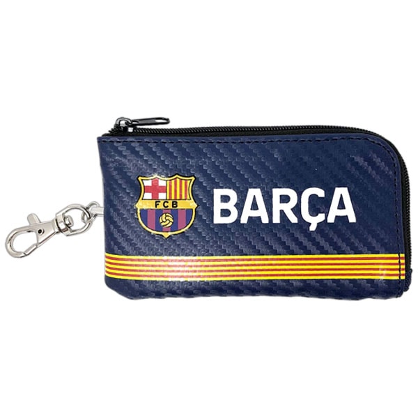 FCバルセロナ リール付き キーケース カギ収納 FCB-121 リーガエスパニョーラ 海外クラブチーム サポーターグッズ アクセサリー