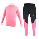 【上下セット】 ナイキ NIKE Dri-FIT ストライク ドリルトップ パンツ DH8733-639/DH8839-016 トレーニングウェア セットアップ ピンク ブラック|サッカーウェア・フッ