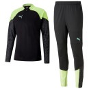 プーマ PUMA INDIVIDUALCUP トレーニング 1/4 ジップ スウェット TRパンツ 上下 658683-658689 ジャージ上下 ブラック メンズ|サッカーウェア・フットサルウェア|