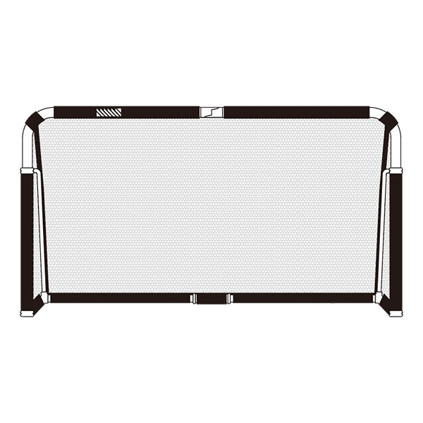 【メーカー取寄せ商品】フットボールギア footballgear クレイジーゴールプロ 190×105 MGX2010-WHT ミニゴール トレーニング用品 ホワイト