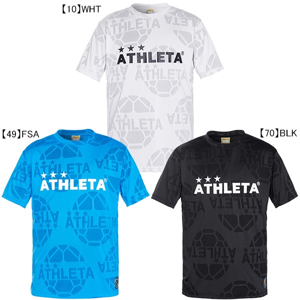 【ネコポス送料無料】【ジュニア】 アスレタ ATHLETA ジャガードメッシュT 03352J プラクティスシャツ 半袖 練習着 子供用