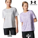 【ネコポス送料無料】 アンダーアーマー レディース 半袖Tシャツ 機能 Tシャツ UA TECH AOP TEE スポーツウェア ピラティス ジョギング ウォーキング 1378306|レディース一般ア