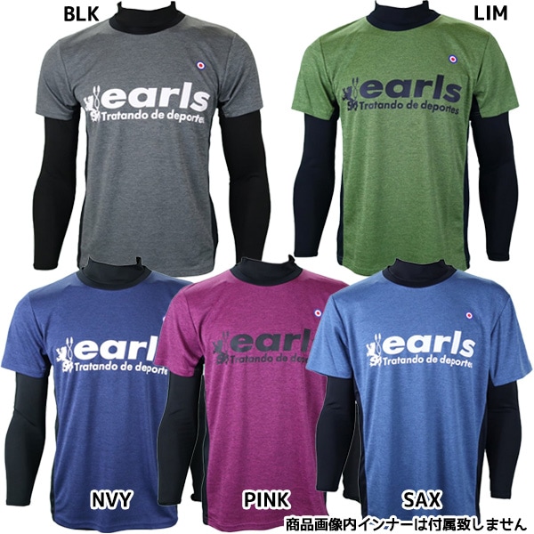 【ネコポス送料無料】アールズコート Earls Court  メンズ レディース シャツ単体 EC-ST003 Tシャツ 半袖 プラクティスシャツ プラシャツ