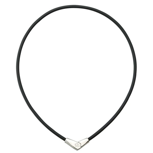 【ネコポス送料無料】コラントッテ Colantotte 磁気ネックレス Necklace ALT ネックレス オルト ABARA37 ブラック×シルバー