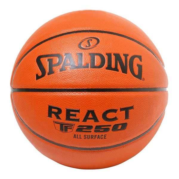 スポルディング SPALDIING バスケットボール 5号球 リアクト TF-250 JBA 合成皮革 5号球 77-079J