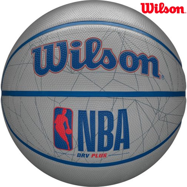 Wilson ウイルソン NBA DRV PLUS BSKT WEB BLUE SZ7 バスケットボール ボール 7号ボール メンズ ウエブグレー WTB9205XB-GRY