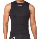 【ネコポス送料無料】ツータイムズユー 2XU メンズ PWXコンプレッション スリーブレス トップ MA6400A ランニング ジム フィットネス アンダーウエア ブラック|メンズ一般アパレル|スポー