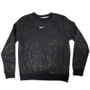 【即出荷】ナイキ NIKE レディース スウェット クルー AOP フリース スウェットシャツ ライフスタイル トップス スポーツ ブラック DX6773-010|レディース一般アパレル|スポーツアパ