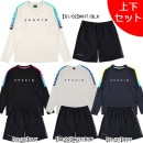 【上下セット ジュニア】 スパッツィオ spazio グラデーション 切り替え ロングプラシャツ プラパン 上下 GE-0942/GE-0957 子供用 トレーニングセット 練習着|JR.サッカーウェ