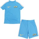 【上下セット】【ジュニア】 ナイキ NIKE YTH KM プラ上下 FD3146-FD3147-416 プラシャツ プラパン 上下セット バルチックブルー 子供用|JR.サッカーウェア・フットサルウ