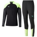 プーマ PUMA INDIVIDUALCUP トレーニング 1/4 ジップ スウェット TRパンツ 上下セット 658683-658689 ジャージ ブラック メンズ|サッカーウェア・フットサルウェア
