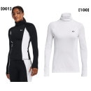 アンダーアーマー UNDER ARMOUR UA レディース ベースレイヤー UAコールドウェザー ファネルネック シャツ インナーシャツ 長袖インナー  起毛加工 1379888|レディースランニン