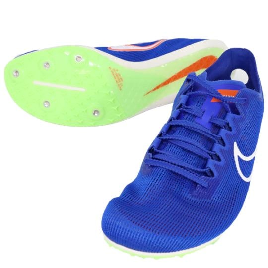 ナイキ NIKE メンズ 陸上スパイク ズームマンバ 6 DR2733-400 トラックアンドフィールド ディスタンス スパイク 中距離 長距離 障害物 ブルー