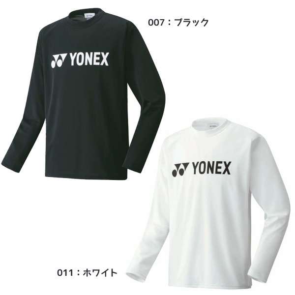 YONEX バドミントン 長袖 ウェア カットソー 白 ホワイト 柄 ヨネックス(YONEX) バドミントンウェア Tシャツ 長袖 ウィメンズ