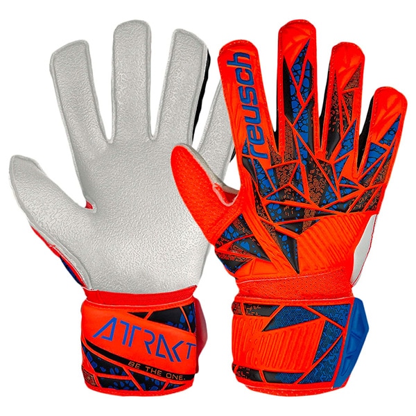 【ジュニア】 ロイシュ reusch アトラクト レジスト 5462615-2210 GKグローブ ハイパーオレンジ