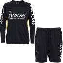 【ジュニア】スボルメ SVOLME チームJrモビライトクルートップ ショーツ 上下セット 18-02301-02702 トレーニングウェア ブラック 子供用|JR.サッカーウェア・フットサルウェア|