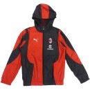 【ジュニア】ACミラン 裏メッシュ ACM 2023-24 プレマッチ ウーブン ジャケット 774040-01 レプリカ トレーニングウェア 子供用 プーマ PUMA|サッカーウェア・フットサルウェ