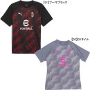 【ネコポス送料無料】 ACミラン ACM 2023-24 プレマッチ SS シャツ 774024 レプリカ プラクティスシャツ 半袖 プーマ PUMA|サッカーウェア・フットサルウェア|サッカー