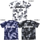 【ネコポス送料無料】 ゴレアドール goleador 昇華ヘキサゴン柄プリント プラクティスTシャツ G-440-6 プラシャツ 半袖 練習着 メンズ|サッカーウェア・フットサルウェア|サッカー