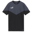 【ネコポス送料無料】 プーマ PUMA INDIVIDUAL レトロ トレーニング シャツ 658826 プラクティスシャツ 半袖 ブラック メンズ|サッカーウェア・フットサルウェア|サッカー