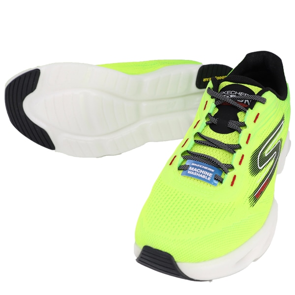 ゴーラン スワール テック スピード ラピッド モーション スケッチャーズ skechers 220908 イエロー ランニングシューズ 