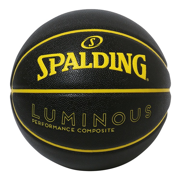 スポルディング SPALDING バスケットボール ルルミナス コンポジット ブラックxイエロー 5号球 77-861J