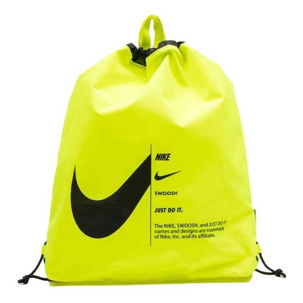 Nike イエローナイロンキャディバッグ　【シューズバックオマケ付】 Nike イエローナイロンキャディバッグ 【シューズバックオマケ付