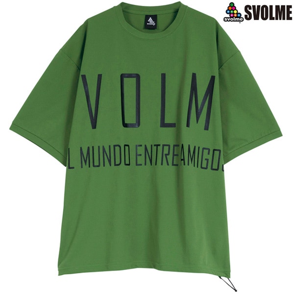 【ネコポス送料無料】スボルメ SVOLME Tシャツ ストレッチロゴT 124124200 半袖 スポーツウェア カジュアルウェア