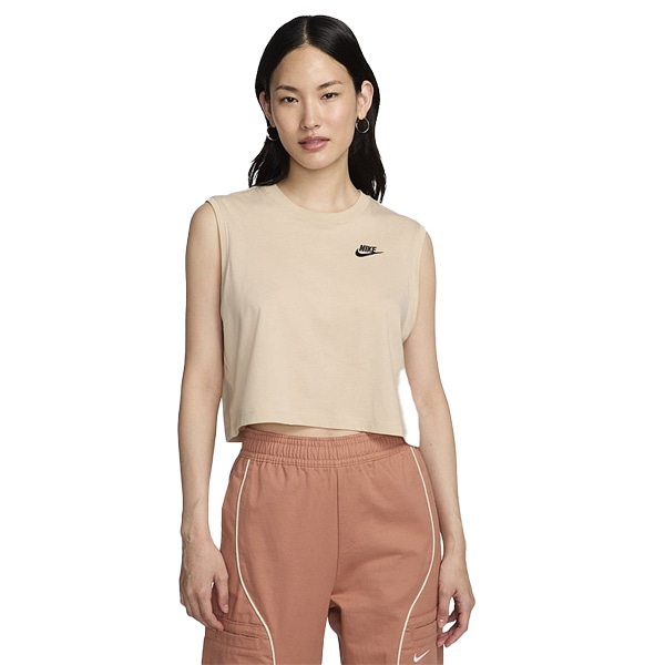 【ネコポス選択可】ナイキ NIKE レディース ウィメンズ NSW クラブ クロップ S/L Tシャツ FV5506-126