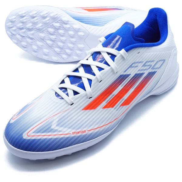 adidas サッカーシューズ 青・赤・白 adidas サッカーシューズ 青赤 - メルカリ