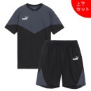 【送料無料 上下セット】プーマ PUMA INDIVIDUAL RETRO プラクティスシャツ プラクティスパンツ 658826/658828 プラクティスセット メンズ|サッカーウェア・フットサルウ