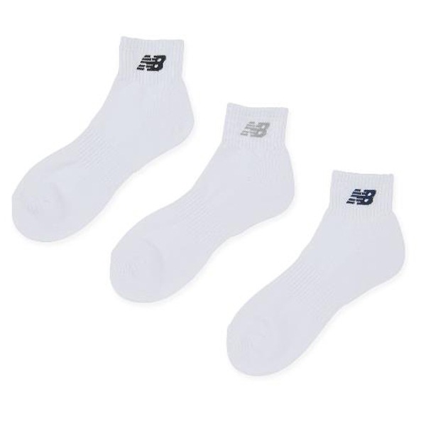 【即出荷】 ニューバランス New Balance 靴下 メンズ レディース ミッドレングス 3Pソックス ３足組 LAS35705