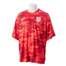 アシックス asics 半袖シャツ ビッグシルエット TEAM JAPAN パリ 2024 オフィシャルスポーツウエア レプリカ 2033B850|メンズ一般アパレル|スポーツアパレル