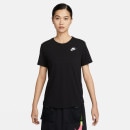 【ネコポス送料無料】ナイキ NIKE レディース Tシャツ スポーツウェア クラブ エッセンシャル DX7903-010 ウィメンズ 半袖 綿|レディースランニングアパレル|ランニング