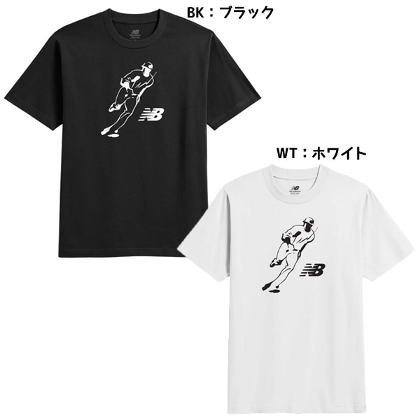 【ネコポス送料無料】ニューバランス New Balance 野球 ジュニア ウェア 大谷翔平 コットンショートスリーブTシャツ YT41738 半袖