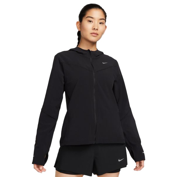 ナイキ NIKE レディース ランニングブレーカー UV フーディ ジャケット FB7481-010 トレーニングウェア ブラック