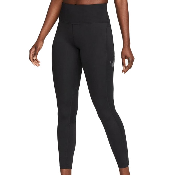 ナイキ NIKE レディース インナーウェア DF FST MR SW ハイブリッド 7/8 タイツ FB4657-010 トレーニングウェア ブラック