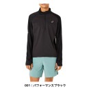 【ネコポス送料無料】アシックス asics メンズ ランニングウエア ウィンドブロックハーフジップトップ 2011D105 ジャージ シャツ|ランニング