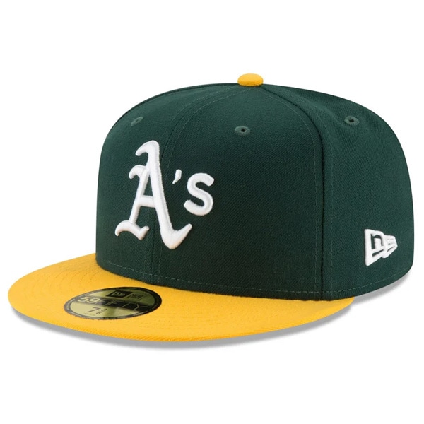 ニューエラ NEWERA 野球ウェア アクセサリー キャップ 59FIFTY MLBオンフィールド オークランド・アスレチックス ホーム 13554985