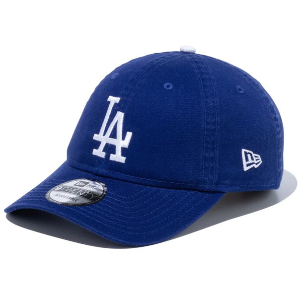 ニューエラ NEWERA 野球 アクセサリー キャップ 9TWENTY クロスストラップ ウォッシュドコットン ロサンゼルス ドジャース ダークロイヤル  ホワイト 13562187
