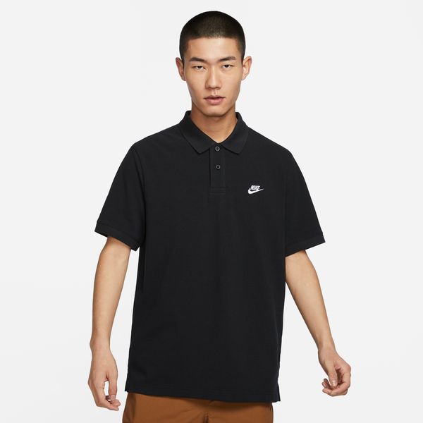 【ネコポス送料無料】ナイキ NIKE メンズ ショートスリーブ ポロシャツ 半袖 クラブ ピケ 24SU FN3895-010 ブラック