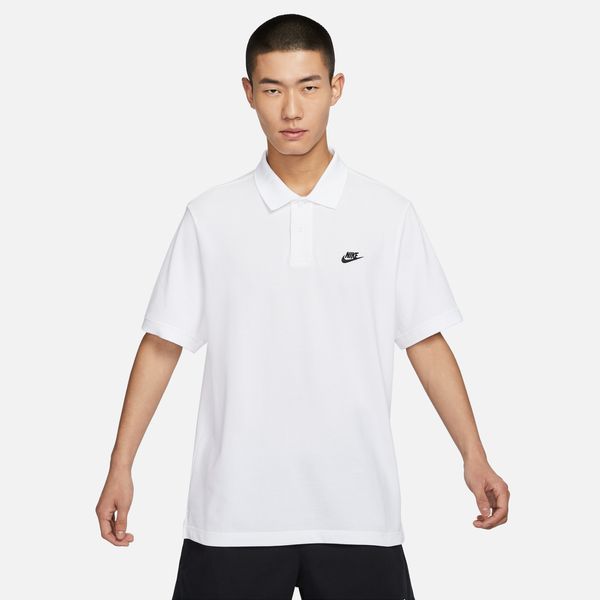 【ネコポス送料無料】ナイキ NIKE メンズ ショートスリーブ ポロシャツ 半袖 クラブ ピケ 24SU FN3895-100 ホワイト