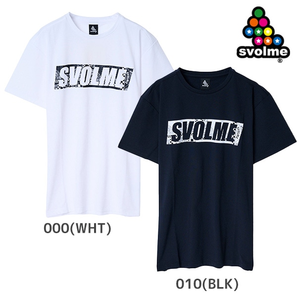 【ネコポス送料無料】SVOLME スボルメ BOXロゴ ハーフスリーブ 半袖 Tシャツ メンズ 7243-21800